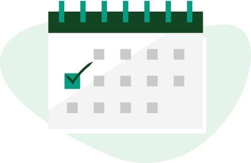 calendario com uma data marcada
